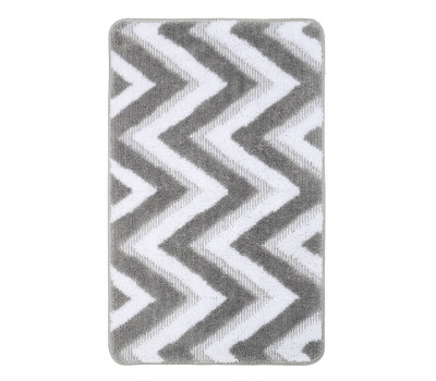 Коврик для ванной Fixsen River серый 50х80 см. FX-5004K Коврик для ванной Fixsen River серый 50х80 см. FX-5004K