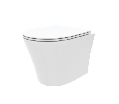 Унитаз подвесной Maretti Elio безободковый с микролифтом, EL10PBM64-844, белый Унитаз подвесной Maretti Elio безободковый с микролифтом, EL10PBM64-844, белый