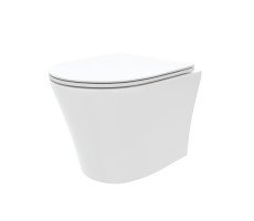 Унитаз подвесной Maretti Elio безободковый с микролифтом, EL10PBM64-844, белый 