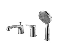 Смеситель на борт ванны Lemark Luna LM4145C хром Смеситель на борт ванны Lemark Luna LM4145C хром