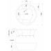 Ванна акриловая Aima Design OMEGA New 180х180 Круглая Отдельностоящая белая 01омн1818 