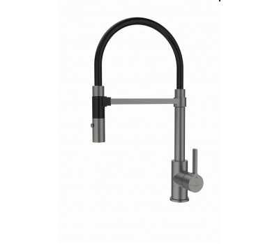 Смеситель для кухни Rose R133T, пепельный