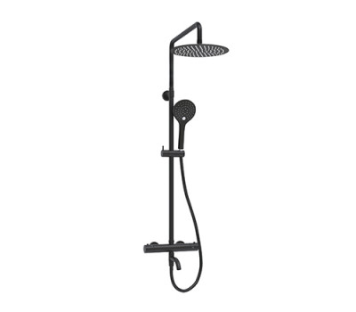 Душевая система WasserKRAFT  A288.258.078.BM Thermo черный матовый 