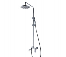 Душевая колонна со смесителем для ванны Bravat Opal R F6125183CP-A2-RUS Хром 