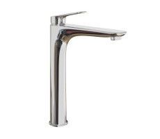 Смеситель для раковины PAINI Laguna без донного клапана, высокий, хром (CR) LACR205LL 