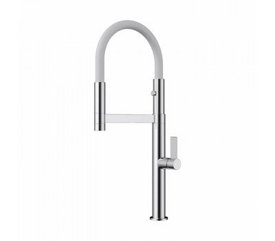 Смеситель для кухни OMOIKIRI Osaka, цвет-хром/белый 4994332 