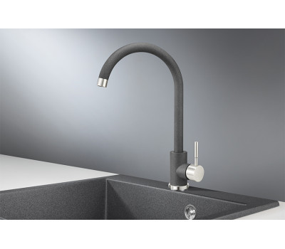 Смеситель для кухни GRANULA ST-4031, ГРАФИТ Смеситель для кухни GRANULA ST-4031, ГРАФИТ