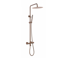 Стойка для душа с термостатом UNO BRUSHED BRONZE Boheme 468-T-BRB брашированная бронза Стойка для душа с термостатом UNO BRUSHED BRONZE Boheme 468-T-BRB брашированная бронза