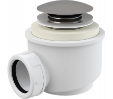 Сифон для душевого поддона Alcadrain click/clack, хром A465-50 Сифон для душевого поддона Alcadrain click/clack, хром A465-50