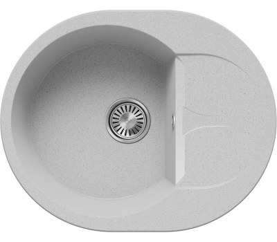 Кухонная мойка Polygran ATOL-620 №314 Светло-серый 