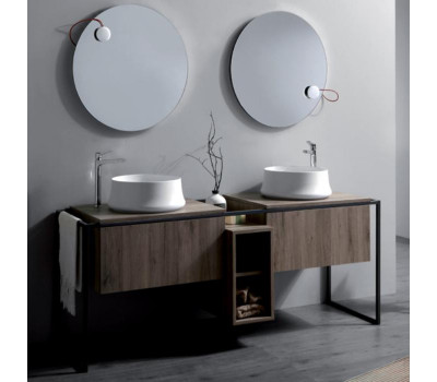 Тумба под раковину SIMAS Frame FM2 темн дуб Дерево 