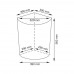 Корзина WasserKRAFT Vils WB-560 WB-560-L белый матовый 