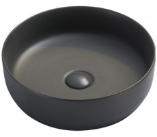 Раковина накладная Ceramicanova Element CN6022MDH 39х39 темный антрацит матовый круглая Раковина накладная Ceramicanova Element CN6022MDH 39х39 темный антрацит матовый круглая