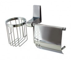 Держатель туалетной бумаги и освежителя WasserKRAFT K-6059 хром Держатель туалетной бумаги и освежителя WasserKRAFT K-6059 хром