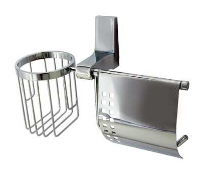 Держатель туалетной бумаги и освежителя WasserKRAFT K-6059 хром 