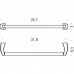 Полотенцедержатель Colombo Road B8009.CRQ Хром 