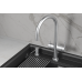 Смеситель для кухни GRANULA KS-8274, НЕРЖ, KITCHEN SPACE 