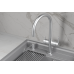Смеситель для кухни GRANULA KS-8274, НЕРЖ, KITCHEN SPACE 