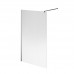 Душевое ограждение 120х210см Kerama Marazzi Cristallo CT.120.WI.CR рифленое стекло, цвет: хром