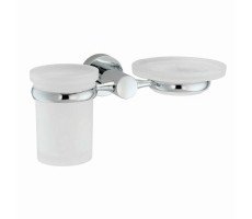 Стакан/мыльница WasserKRAFT Donau K-9400 9426 Хром 