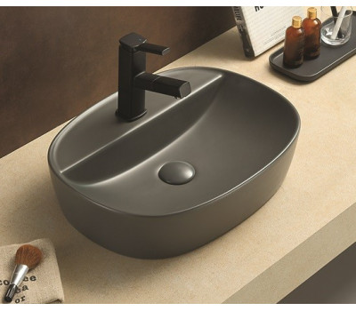 Умывальник CeramaLux 78239XMDH-2 Серый 