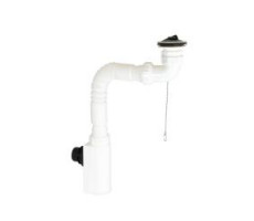 Сифонный комплект с клапаном сливной для раковины Н5 NOFER 302A 