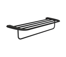 Полка для полотенец Knotlor  TR103BL черный матовый 