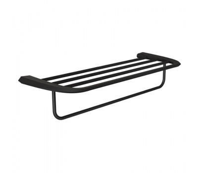 Полка для полотенец Knotlor  TR103BL черный матовый 