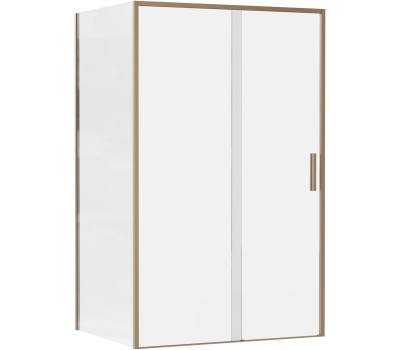 Душевой уголок Aquanet Pleasure Evo 120x90 AE65-120x90-GBT профиль золото-никель браш, прозрачное стекло Душевой уголок Aquanet Pleasure Evo 120x90 AE65-120x90-GBT профиль золото-никель браш, прозрачное стекло