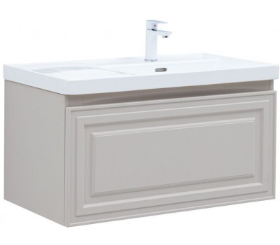 Тумба с раковиной Aquanet Агата 90 R 1 ящ. цв. бежевый 00365935 Тумба с раковиной Aquanet Агата 90 R 1 ящ. цв. бежевый 00365935