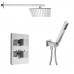 Комплект на 2 потребителя с термостатом Grazia PAINI, для душа, хром 21CRSET26911THSH 