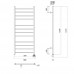 Полотенцесушитель электрический Domoterm Медея Медея П12 (4-4-4) 500x1200 ER Хром 