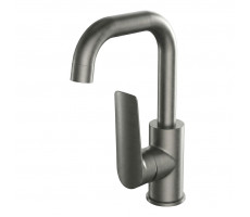 Смеситель Lagos Gun Metal для раковины поворотный LG26MGM ESKO 