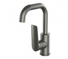 Смеситель Lagos Gun Metal для раковины поворотный LG26MGM ESKO 
