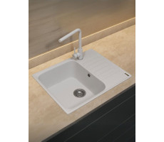 Кухонная мойка из искусственного камня Uperwood UPD-202, прямоугольная, цвет туман 391020212 Кухонная мойка из искусственного камня Uperwood UPD-202, прямоугольная, цвет туман 391020212