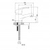 Смеситель для раковины WesnaArt LISTOK LIS01-210, хром