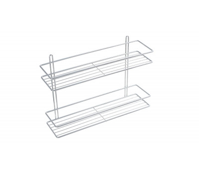 Полка Fixsen прямая двухэтажная цвет серый FX-730-2 