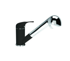 Смеситель для кухни с выдвижным изливом Florentina СИГМА 313.14L.1223.302, антрацит  Смеситель для кухни с выдвижным изливом Florentina СИГМА 313.14L.1223.302, антрацит