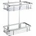 Полка для ванной 2-х ярусная WONZON & WOGHAND, Хром WW-4141  Полка для ванной 2-х ярусная WONZON & WOGHAND, Хром WW-4141