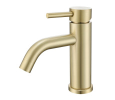 Смеситель для раковины Prohanss P31.10.03, золотой сатин 