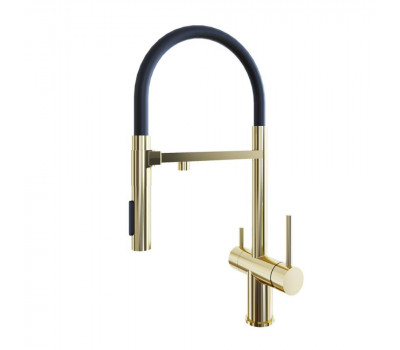 Смеситель для кухни Grandex Aqua Choice-S 9020151, золото