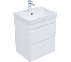 Тумба под раковину Aquanet Слим 50 белый сатин 00346046 Тумба под раковину Aquanet Слим 50 белый сатин 00346046