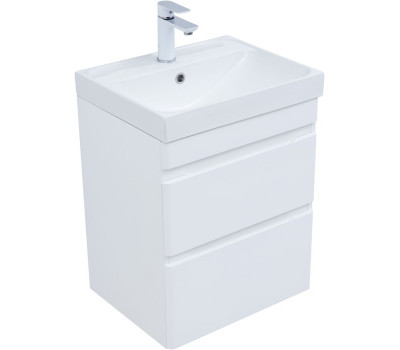 Тумба под раковину Aquanet Слим 50 белый сатин 00346046 Тумба под раковину Aquanet Слим 50 белый сатин 00346046