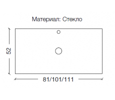 Столешница стекло Armadi Art 110см прямая ЗОЛОТО поталь 853-110-GF Столешница стекло Armadi Art 110см прямая ЗОЛОТО поталь 853-110-GF