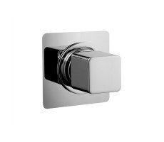 Внешняя часть встраиваемого смесителя CISAL Cubic CU00331021 хром