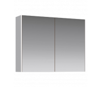 Зеркальный шкаф 80  см AQWELLA Mobi MOB0408+MOB0717W Белый 