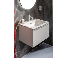 Тумба без раковины Armadi Art Vallessi 60 WHITE, 1 полка 837-060-W 