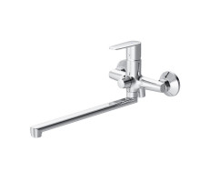 Смеситель для ванны и душа с универсальным изливом AM.PM Above F9X90200 Хром Глянцевое 