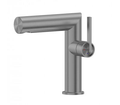 Смеситель ABBER Perfekte 316 AF8A10BGG для раковины, оружейная сталь брашированная 