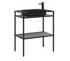 Консоль под раковину Allen Brau Liberty 75 1.33002.BB черный браш  Консоль под раковину Allen Brau Liberty 75 1.33002.BB черный браш